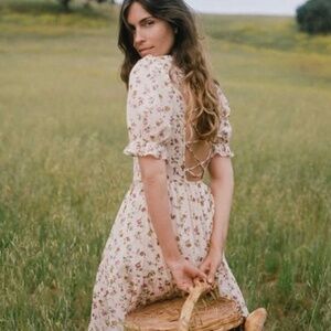 Christy Dawn Amalia Flora Midi Dress